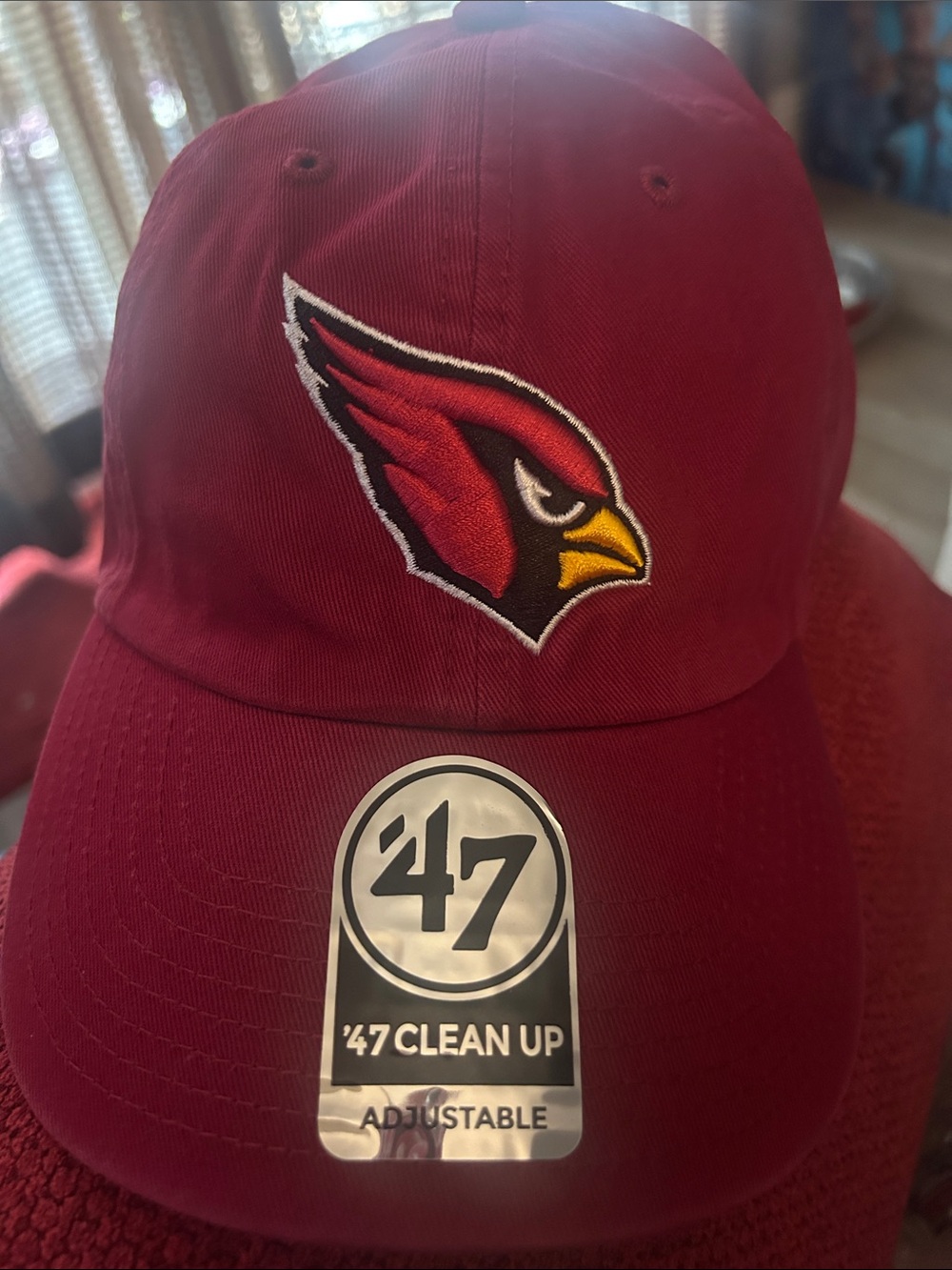 NFL Cardinal Red '47 Clean Up Adjustable Hat